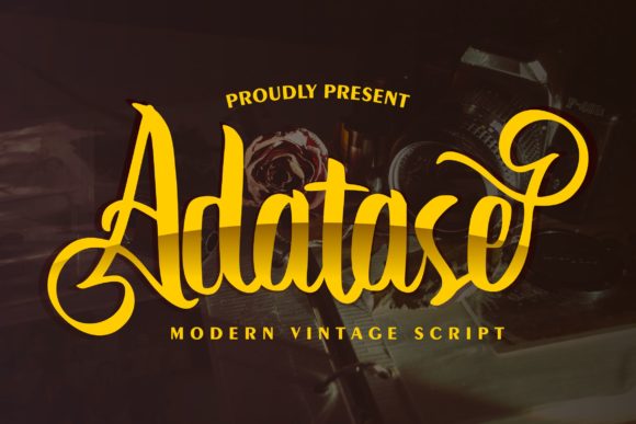 Adatase: A Handwritten Font for Modern Web Design
