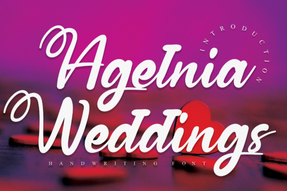 Agelnia Weddings Font: A Bold Script Review