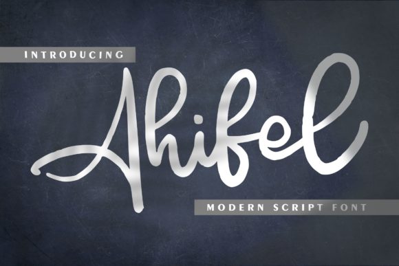 Ahifel: A Script Font for Editorial Grace