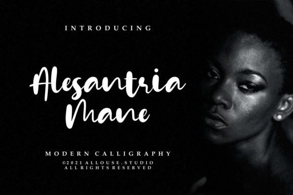Alesantria Mane Font for Makers