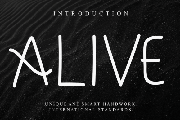 Alive Handwritten Font for Web Design
