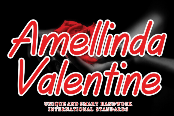 Amellinda Valentine Font Review for Web Design