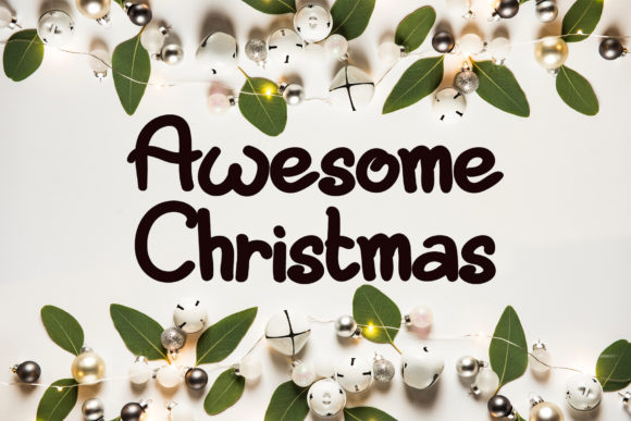 Awesome Christmas: The Playful Handwritten Font for Festive Branding