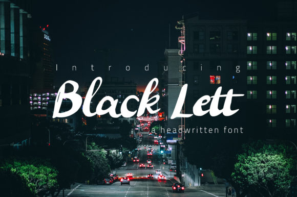 Black Lett: A Bold Script Font for Campaigns