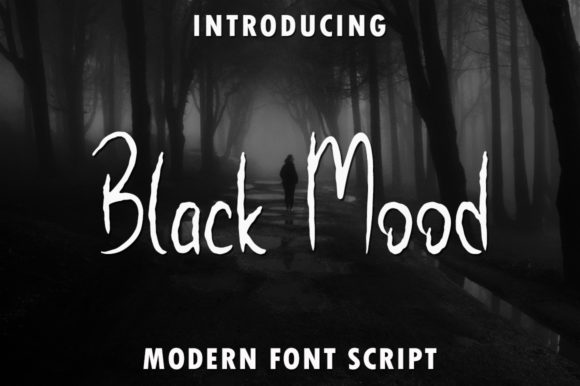 Black Mood Typeface for Editorial Design