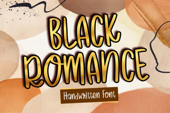Black Romance: A Handwritten Font for Modern Web Design