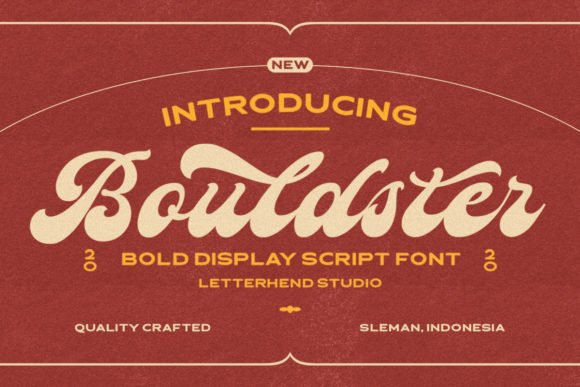 Bouldster Font: Bold Branding for Small Business