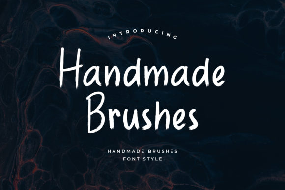 Handmade Brushes: A Stylish Script Font for Editorial Design