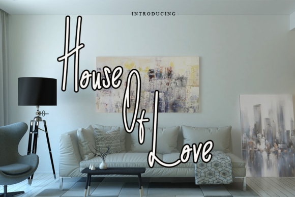 House of Love: A Delicate Script Font for Web Design