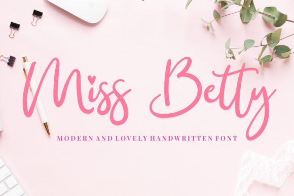 Miss Betty: The Perfect Handwritten Font for Crafters