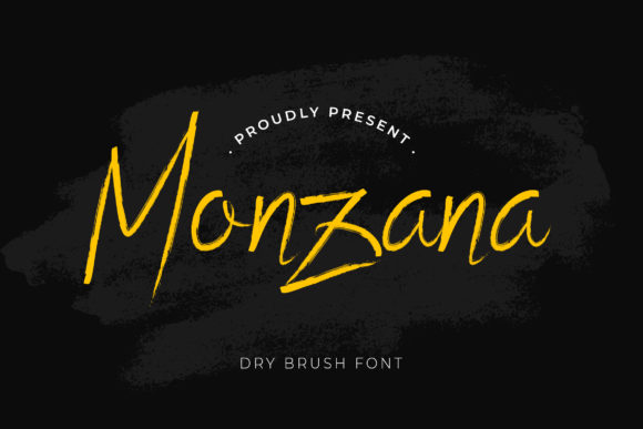 Monzana: A Modern Script Font for Branding