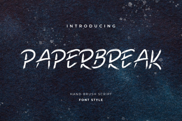 Paperbreak: A Handwritten Font for Editorial Design