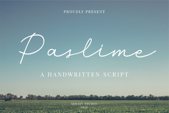 Paslime: The Script Font That Elevates Campaign Visuals