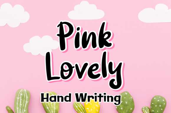Pink Lovely: A Modern Script Font for Campaigns