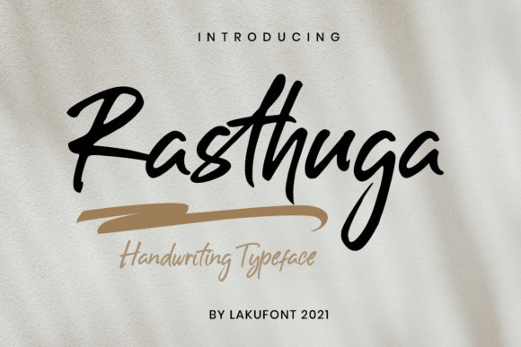 Rasthuga: A Sweet Handwritten Font for Crafters