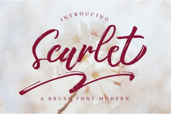 Scarlet Font: A Quirky Script for Makers