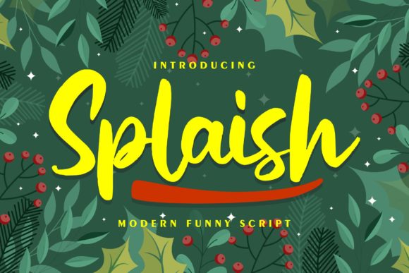 Splaish: The Bold Handwritten Font for Crafters