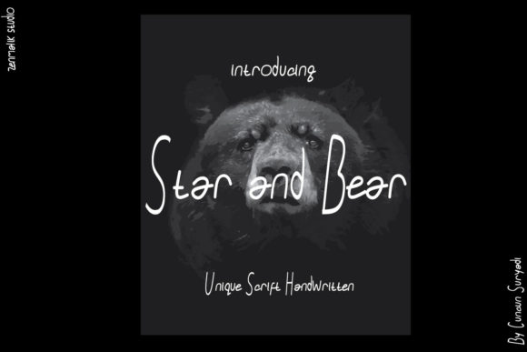 Star and Bear: A Handwritten Font for Brand Identity