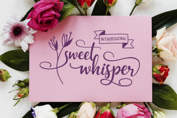 Sweet Whisper: A Versatile Script Font for Branding