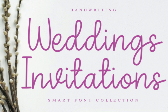 Weddings Invitations Font for Marketers
