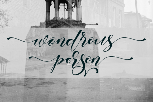 Wondrous Font: Elegant Script for Editorial Design
